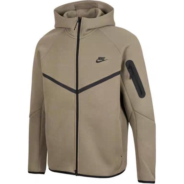 Куртка Nike TCH FLC FZ WR Куртка Мужская Коричневая - изображение 1
