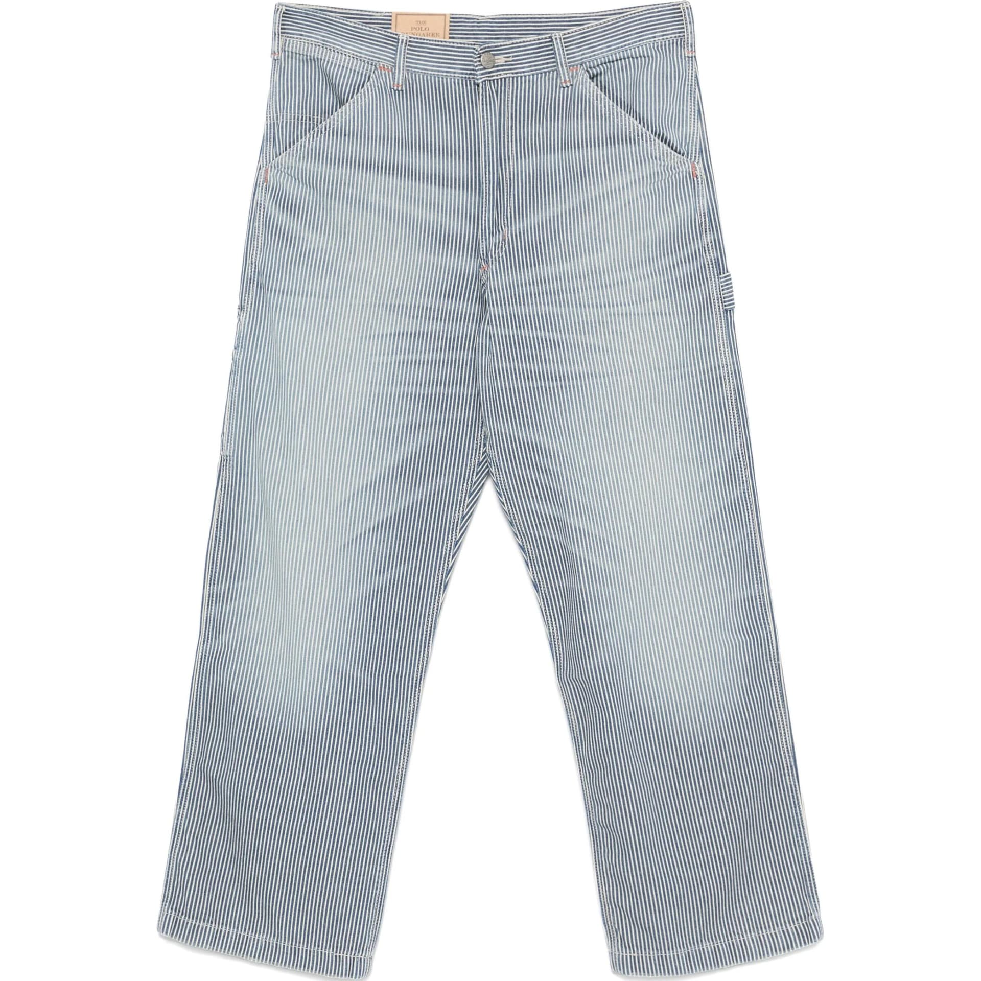 Штаны Polo Ralph Lauren SS25 Джинсы Мужские Синие - изображение 1