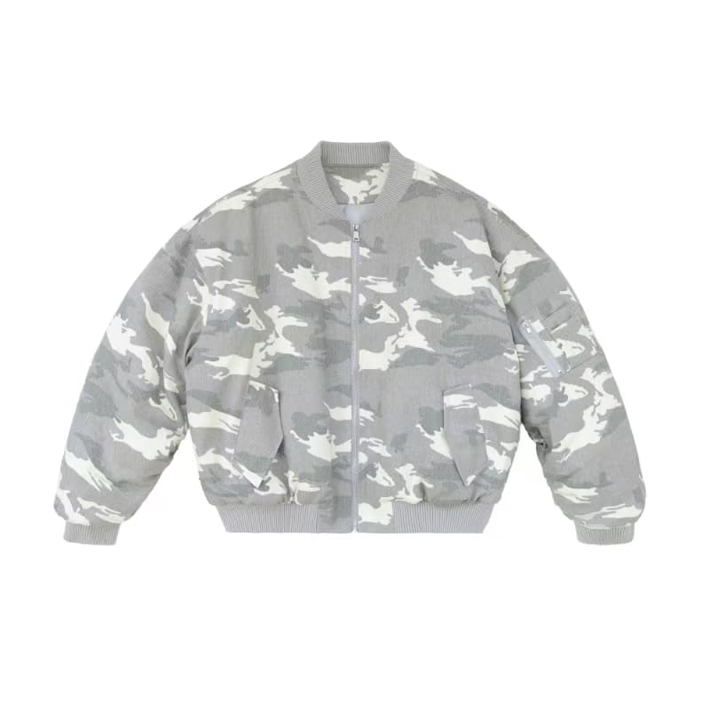 Зимняя куртка пуховик ANYWEARLAB Gray Camouflage Men's Down Jackets (Puffers) ANYWEARLAB Серый Камуфляж Мужские Пуховики - изображение 1