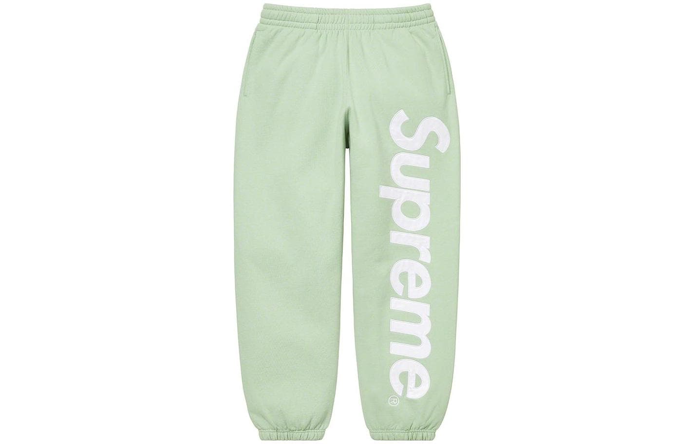 Штаны Supreme FW22 Week 9 Satin Appliqu Sweatpant Logo - изображение 1