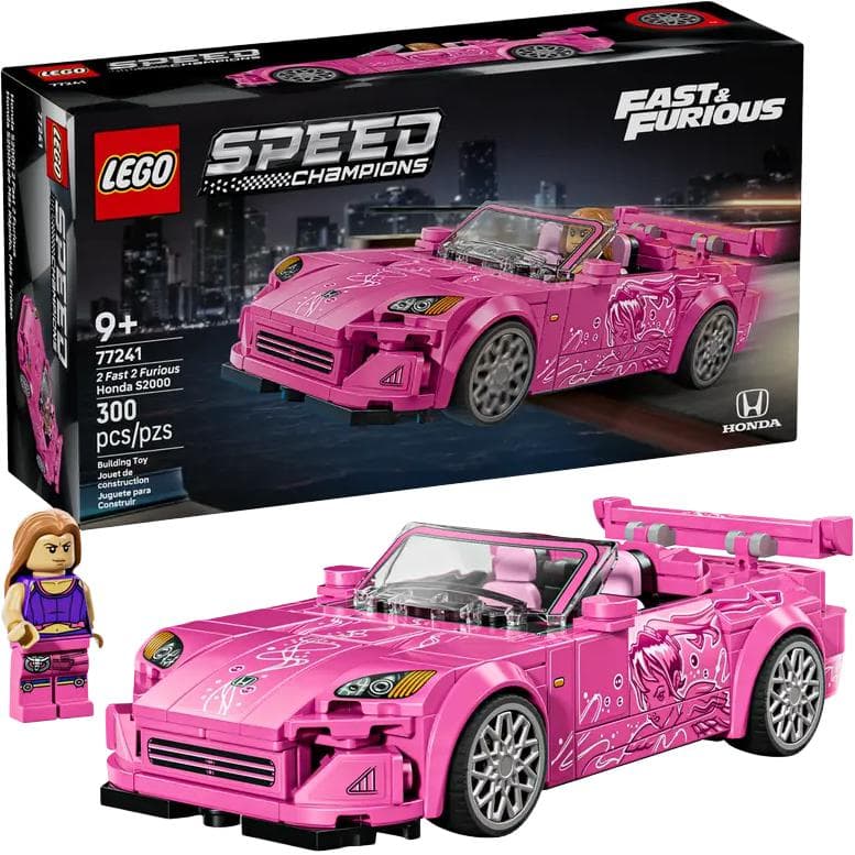 Конструктор LEGO Super Racer Speed And PASSION Honda S2000 Сборный конструктор 300 шт. 77241 АБС - изображение 2