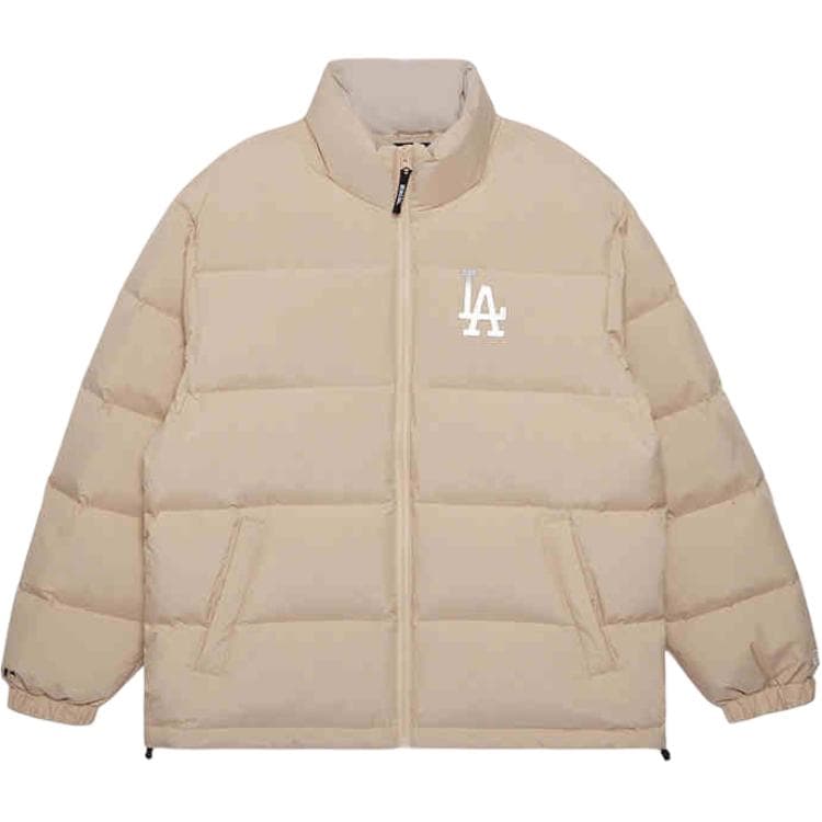Зимняя куртка New Era x MLB FW24 Los Angeles Dodgers Letterman Down Jacket Khaki