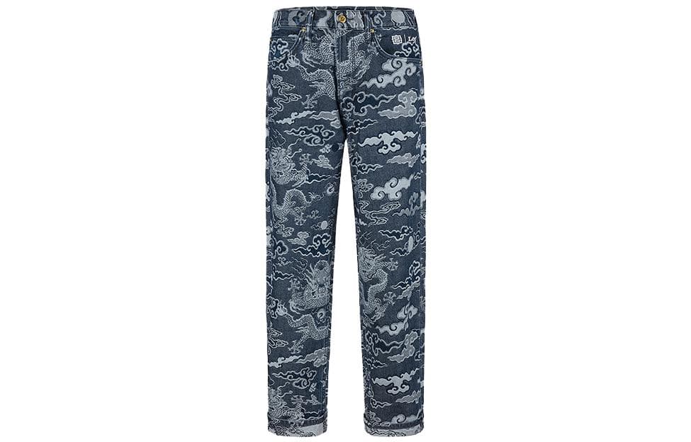 Штаны Lee Logo High-Waisted Jeans - изображение 1