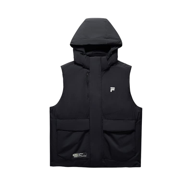 Зимняя куртка FILA FUSION URBAN TECH Пуховик Мужской Глубокий Черный - изображение 1