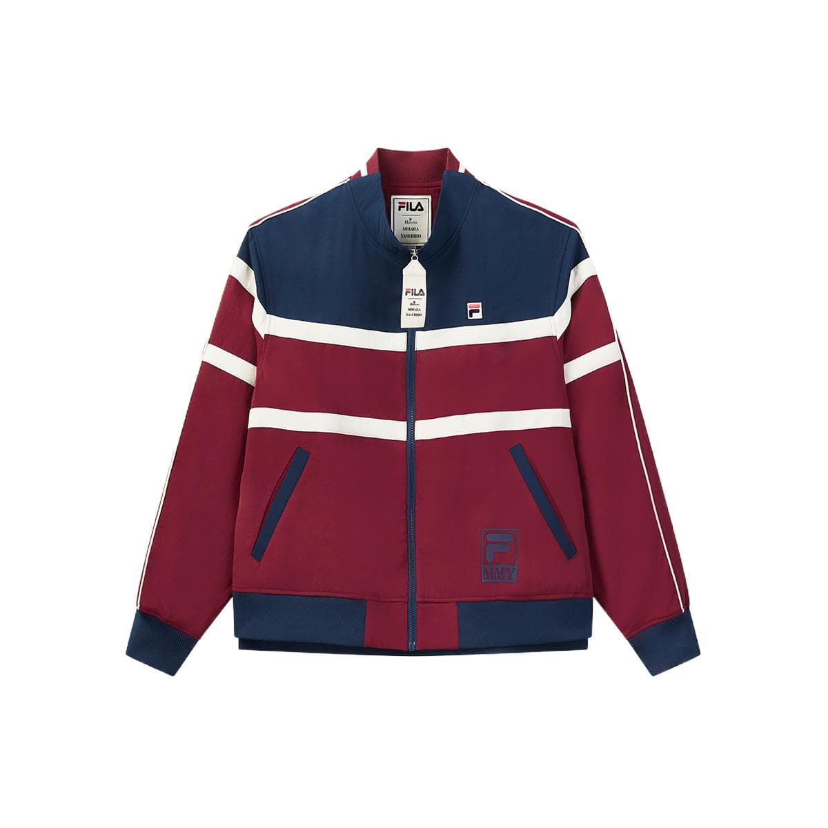 Куртка FILA MIHARA Куртки и Пальто Мужской Красный Пэчворк - изображение 1