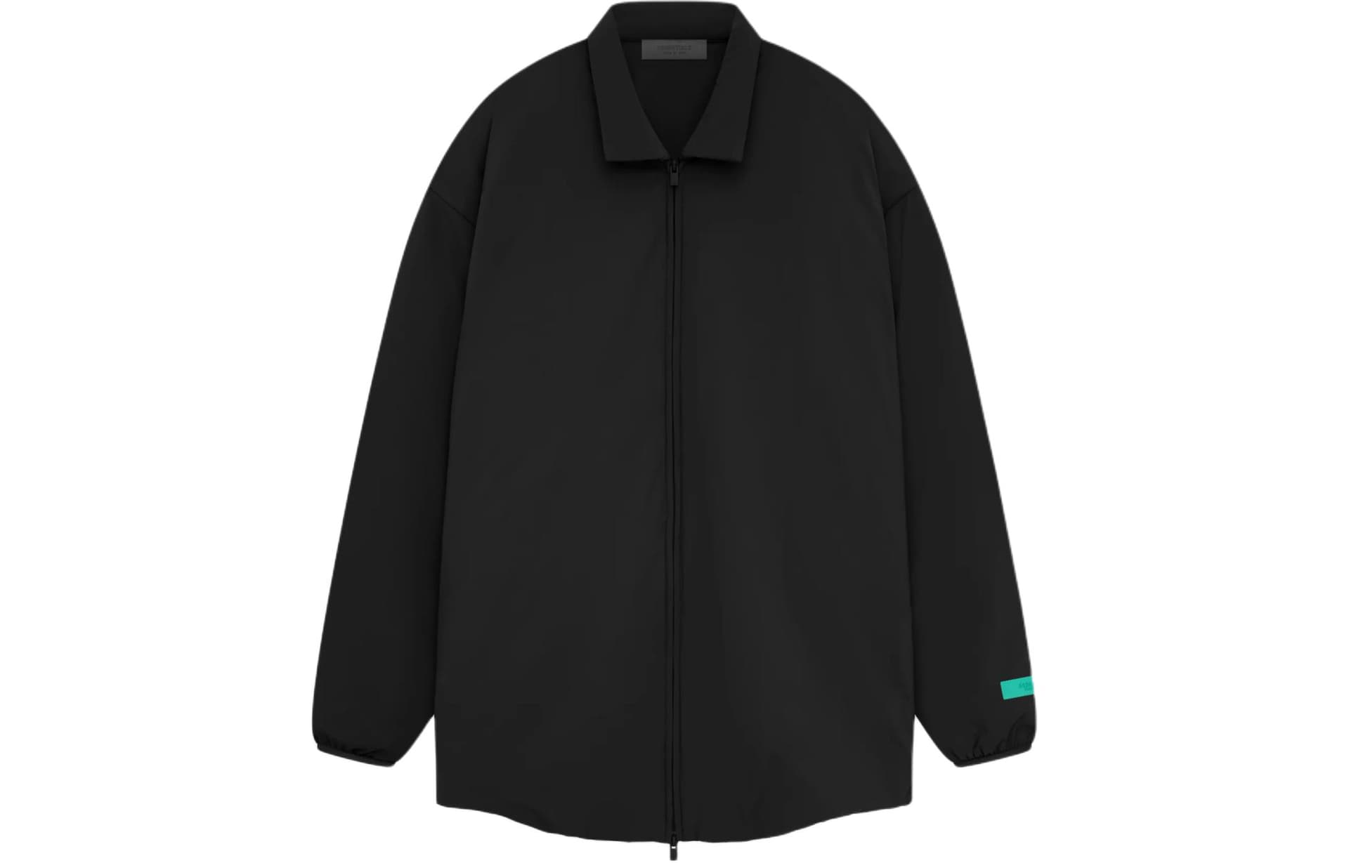 Куртка Fear of God Essentials SS24 drop2 Nylon Filled Shirt Jacket Jet Black - изображение 1