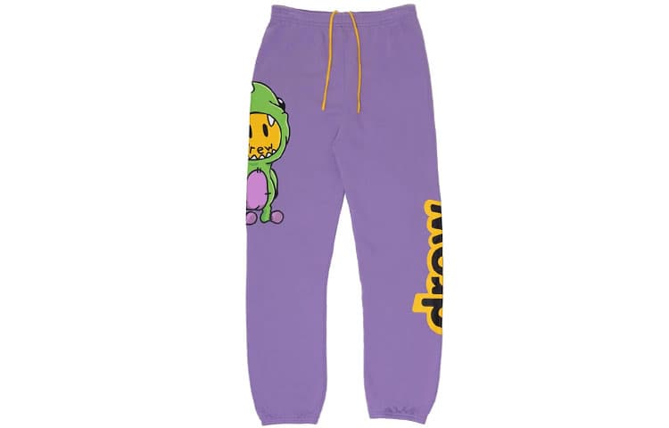 Штаны Drew House FW21 Dinodrew House Pants Lavender Logo - изображение 1