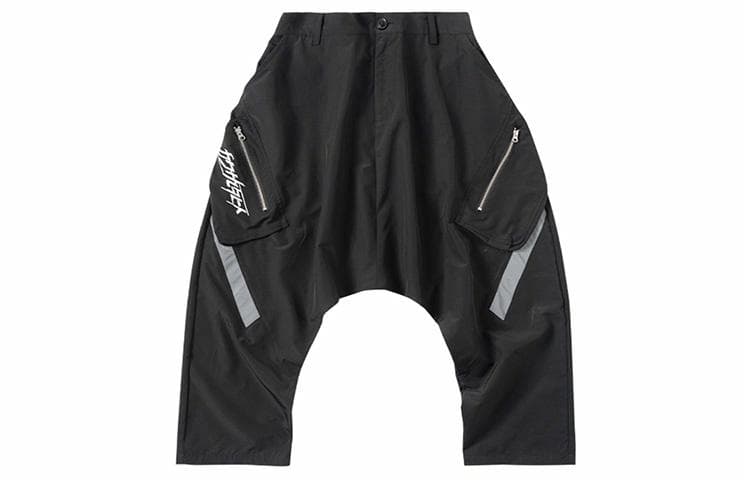Штаны ENSHADOWER Low Pocket Cropped Pants Black - изображение 1