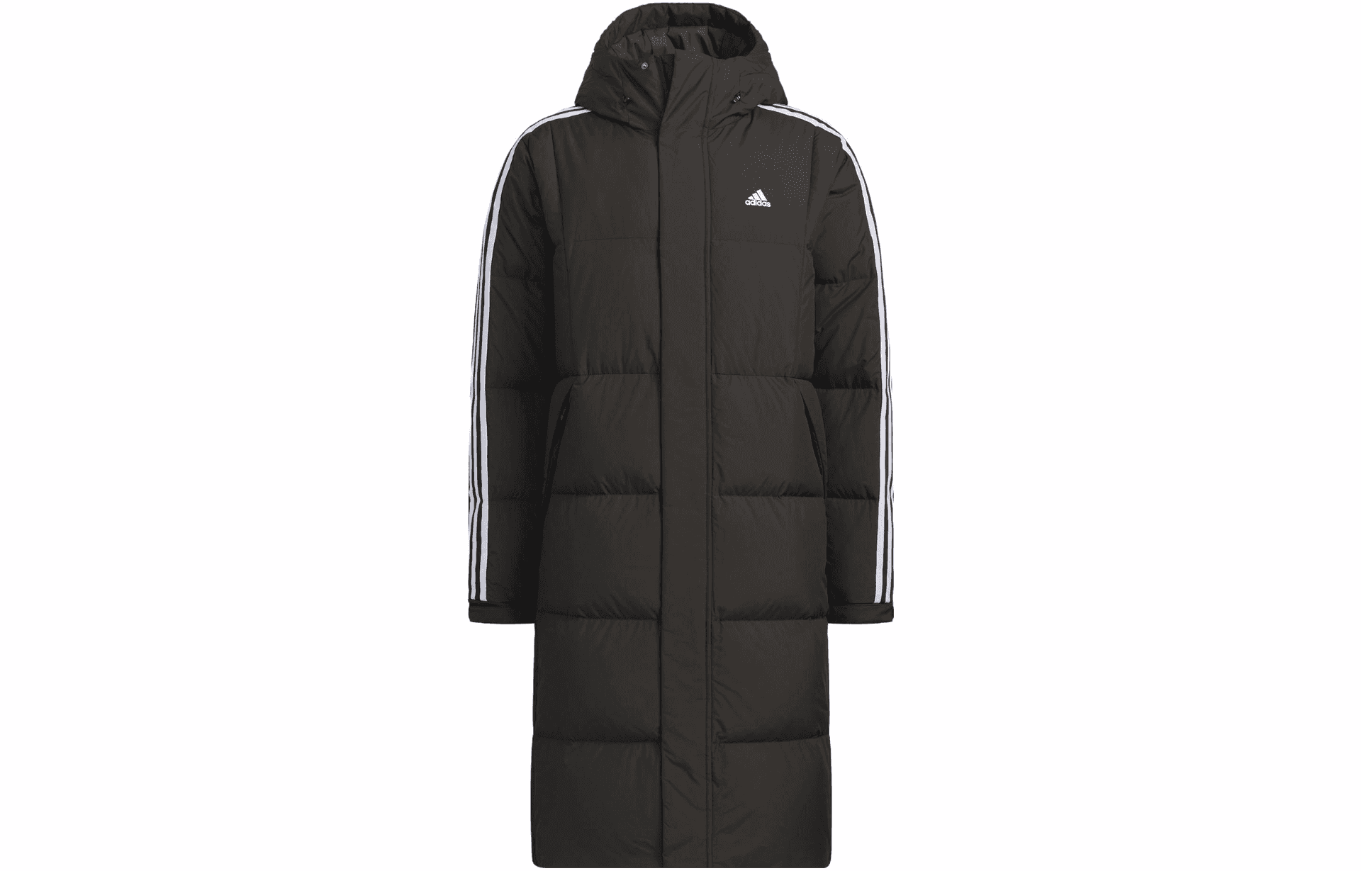 Зимняя куртка adidas 3-Stripes Long Down Jacket 600 - изображение 1