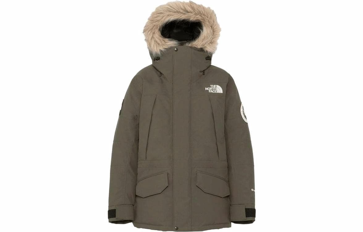 Зимняя куртка The North Face Logo Print Hooded Down Jacket - изображение 1