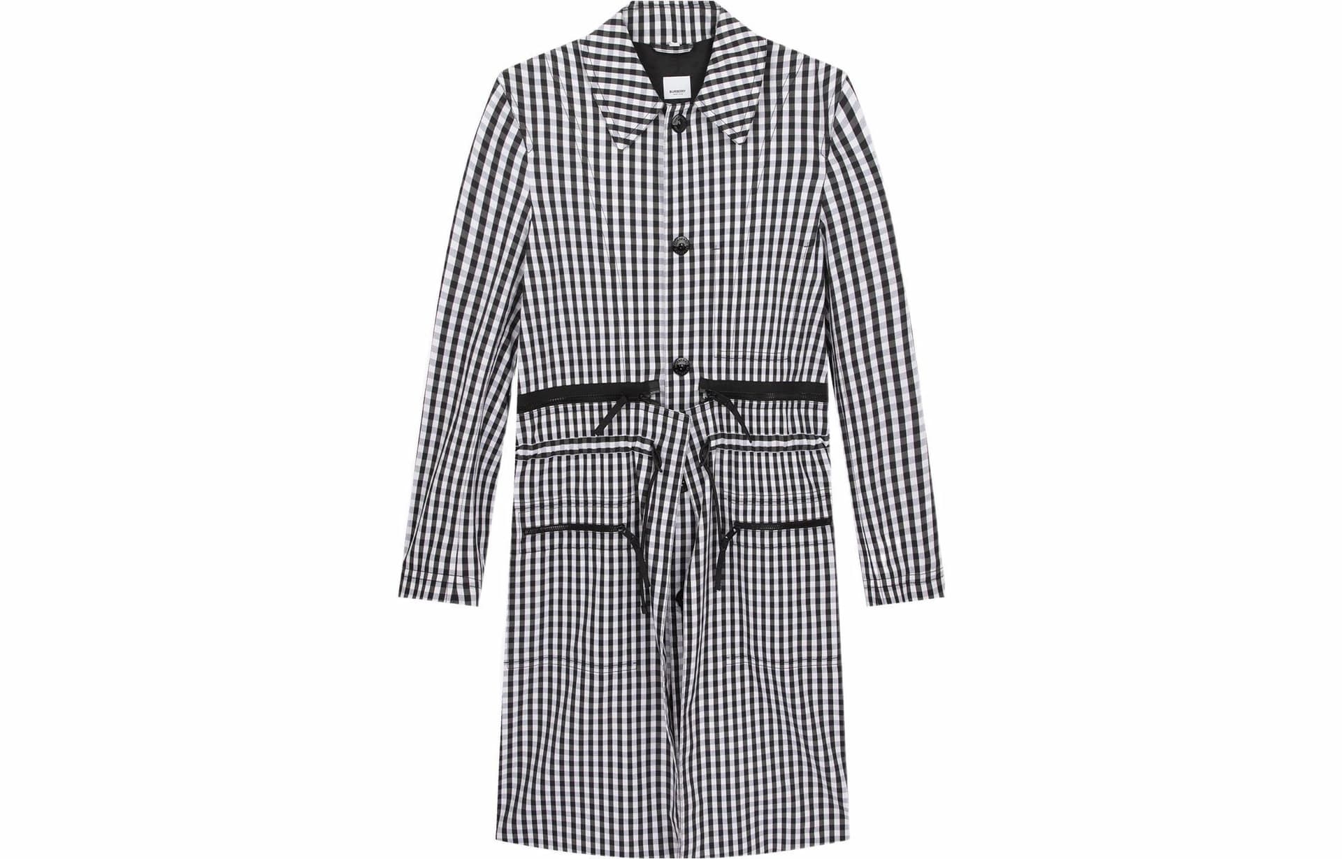 Ветровка Burberry Trench Coat Black White - изображение 1