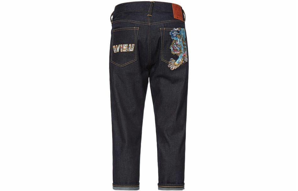 Штаны EVISU Denim Cropped Jeans