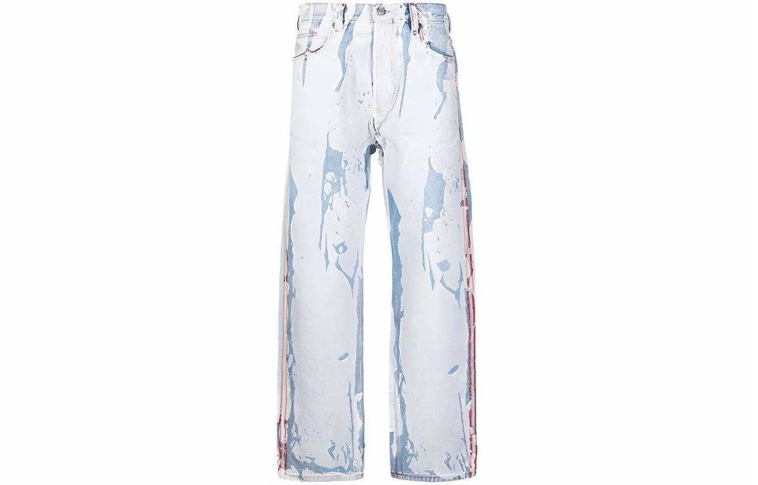 Штаны DIESEL Peel-Off Effect Jeans
