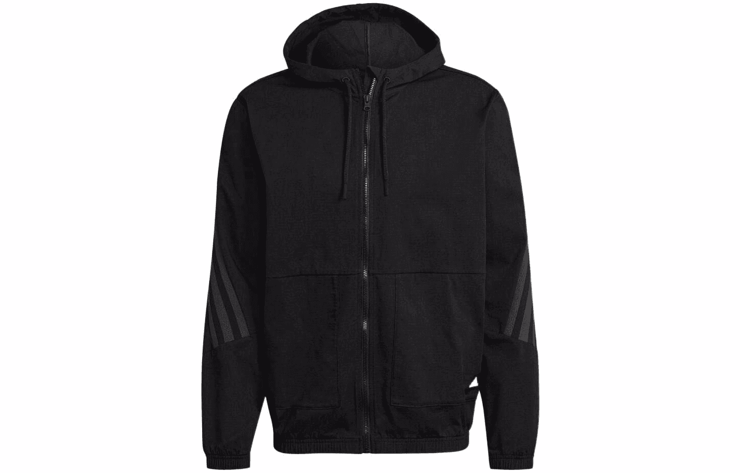 Куртка adidas Logo Stripe Hoodie Jacket Black - изображение 1