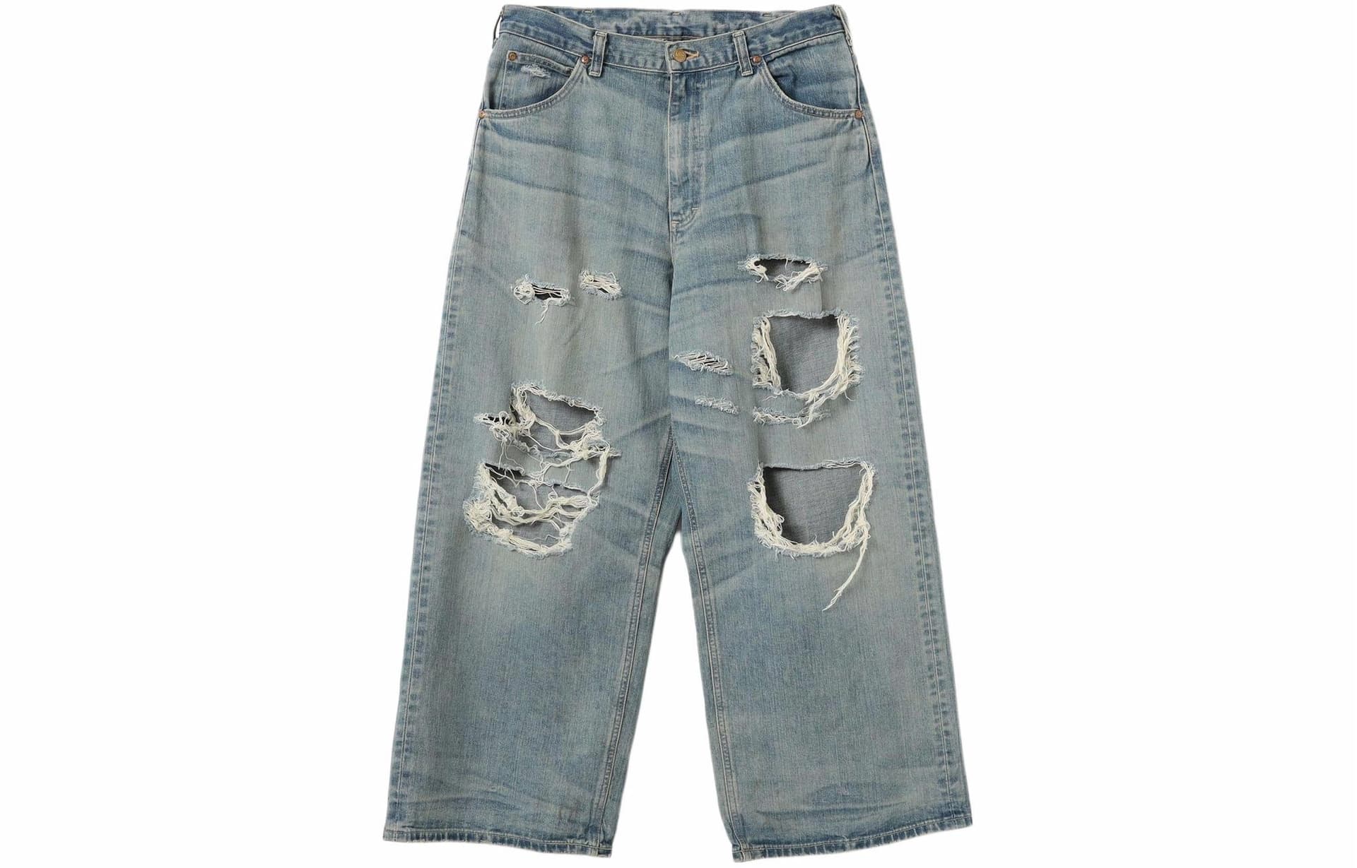 Штаны Lee x BEAMS Special Order Crash Baggy Denim Pants - изображение 1