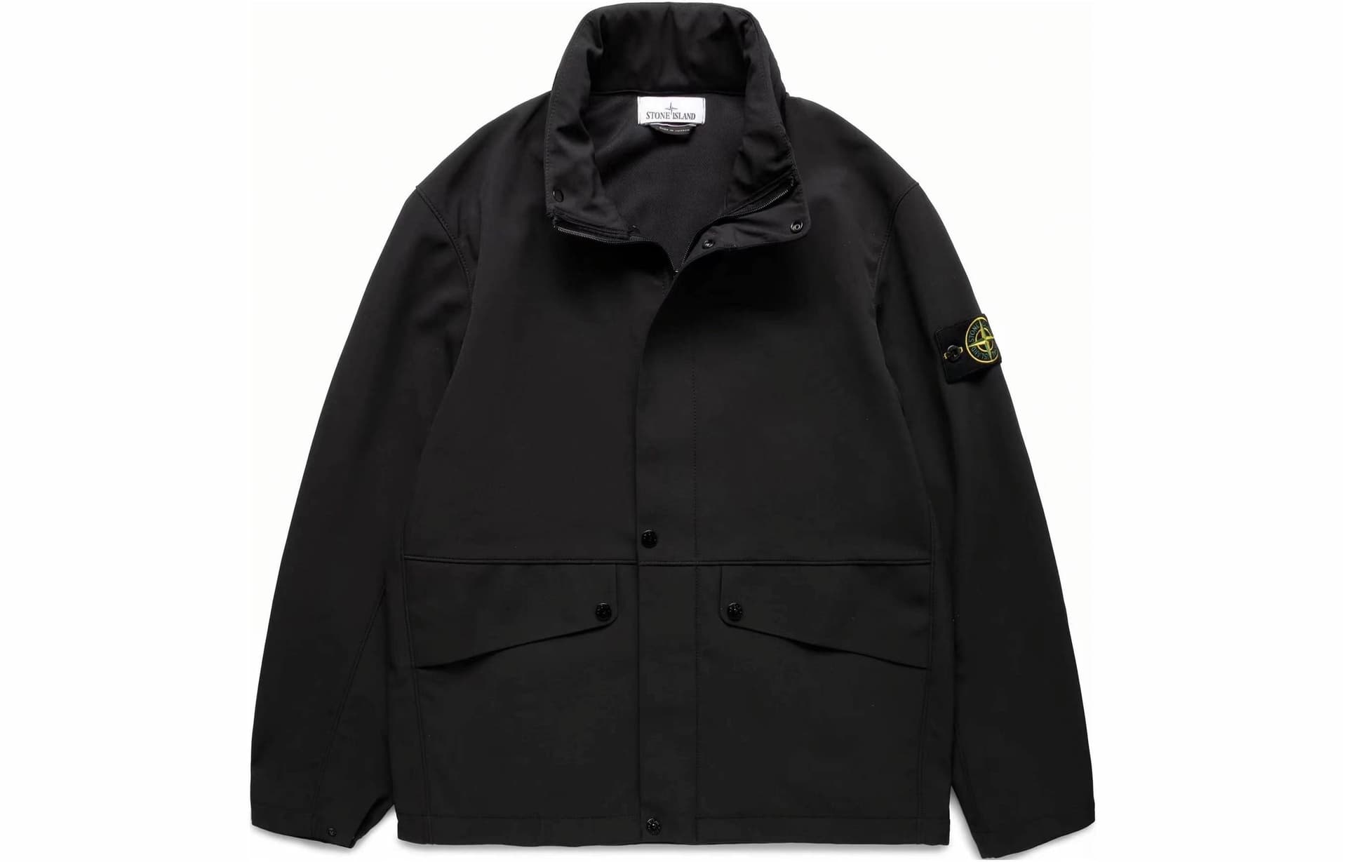 Куртка Stone Island Soft Shell Jacket Black - изображение 1