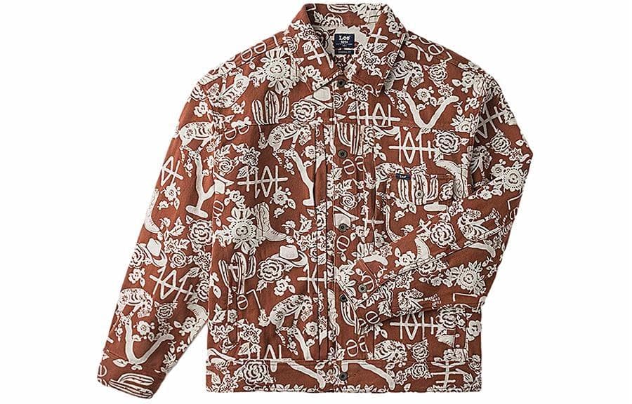 Куртка Lee Embroidered Loose Fit Jacket Brown - изображение 1