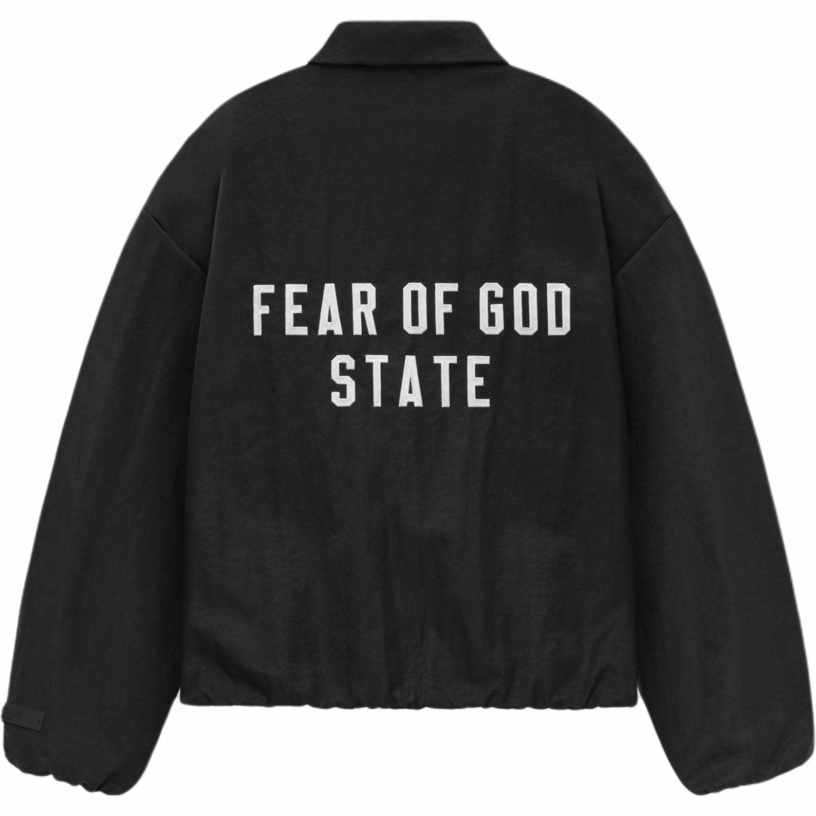 Куртка Fear of God Essentials Textured Nylon Trucker Jacket Black