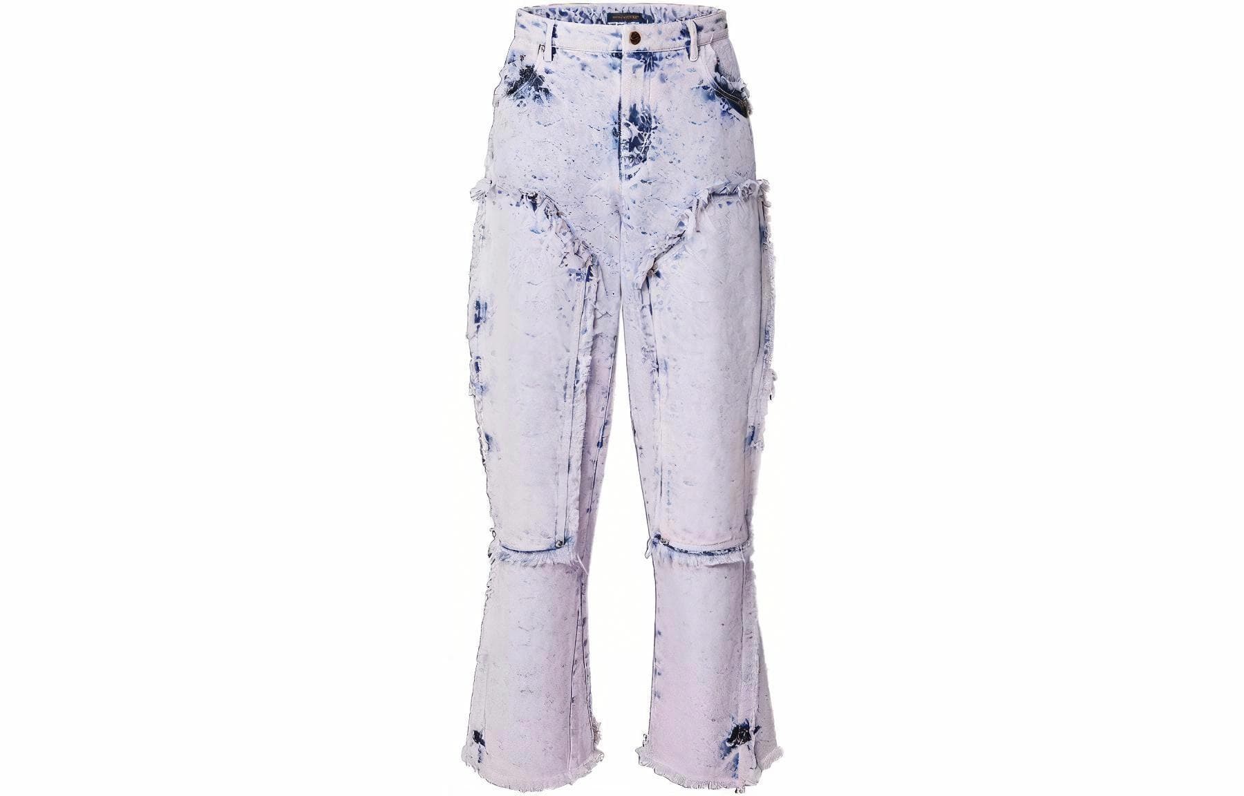 Штаны Louis Vuitton SS23 Purple Jeans - изображение 1