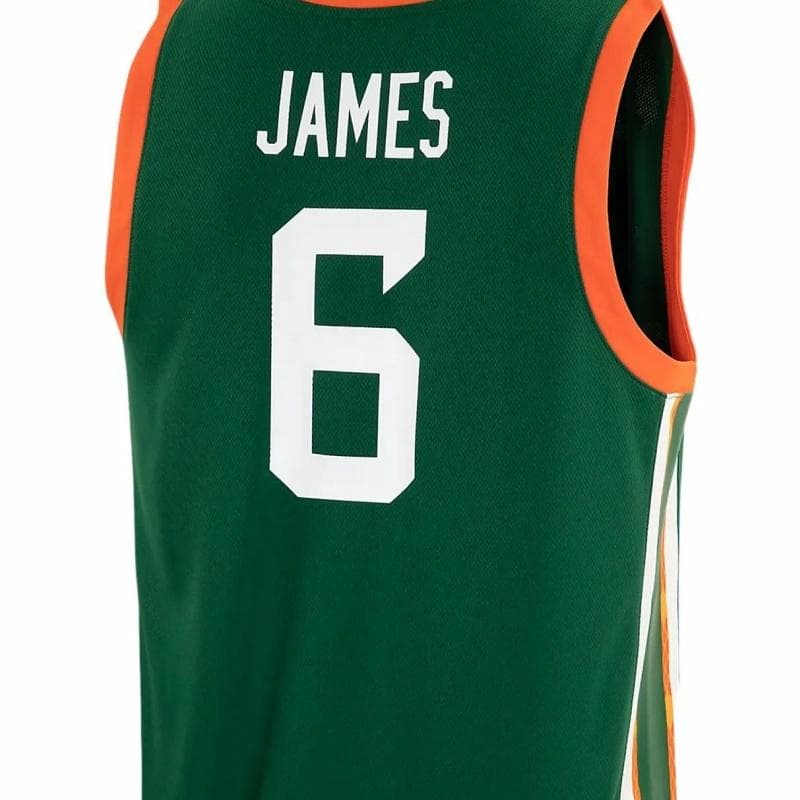 Баскетбольная майка Nike LeBron College 6 - изображение 4
