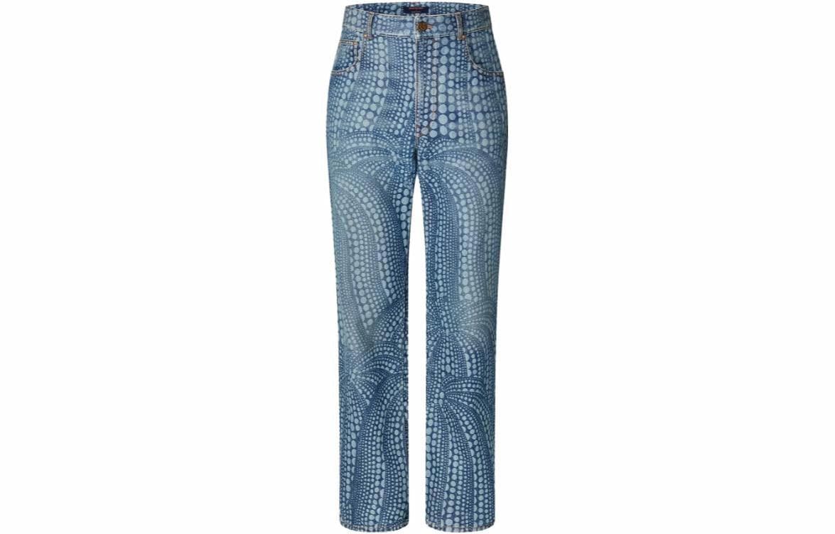 Штаны Louis Vuitton x Yayoi Kusama Denim Jeans - изображение 1
