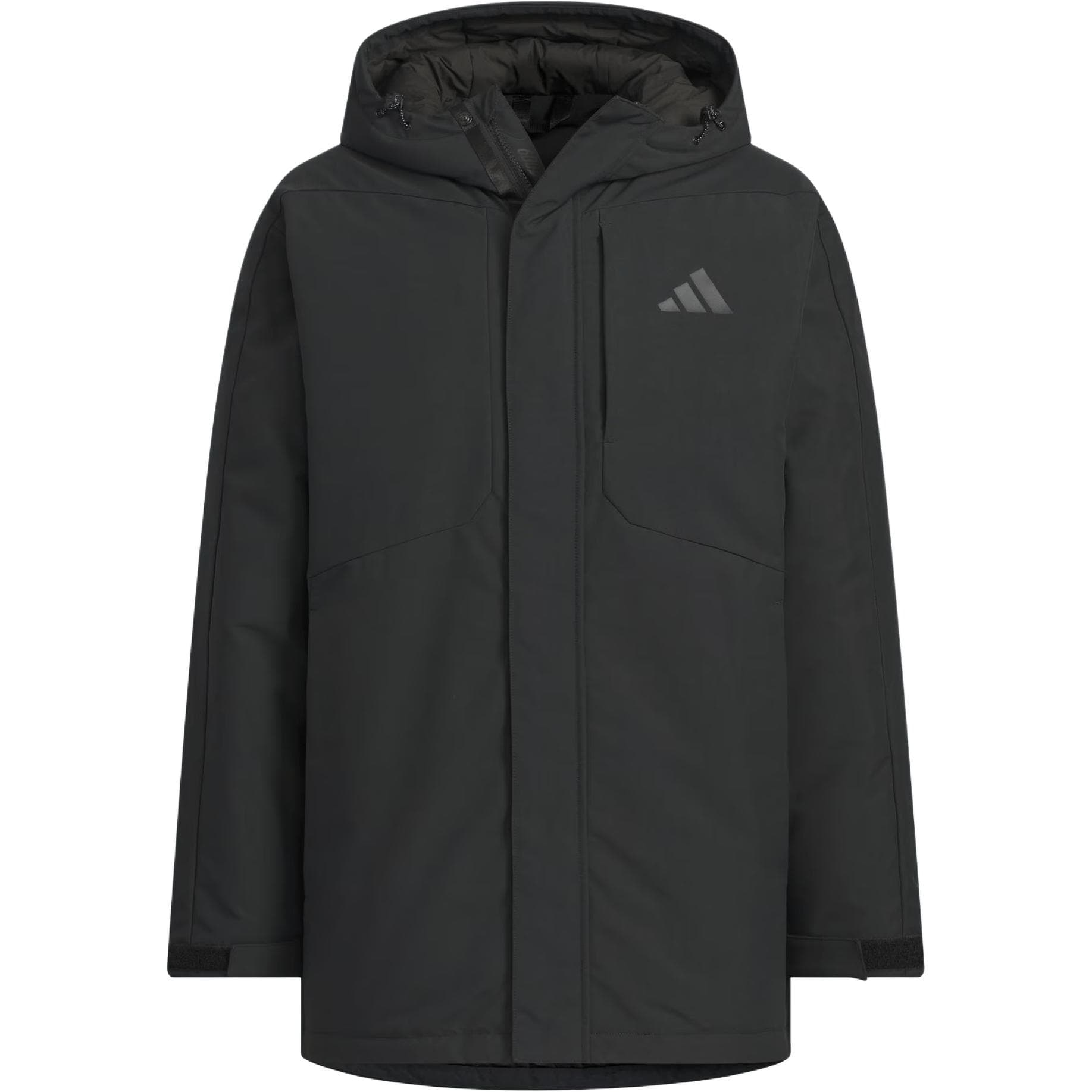 Зимняя куртка пуховик Adidas DWR Черный Мужской Пуховик - изображение 1