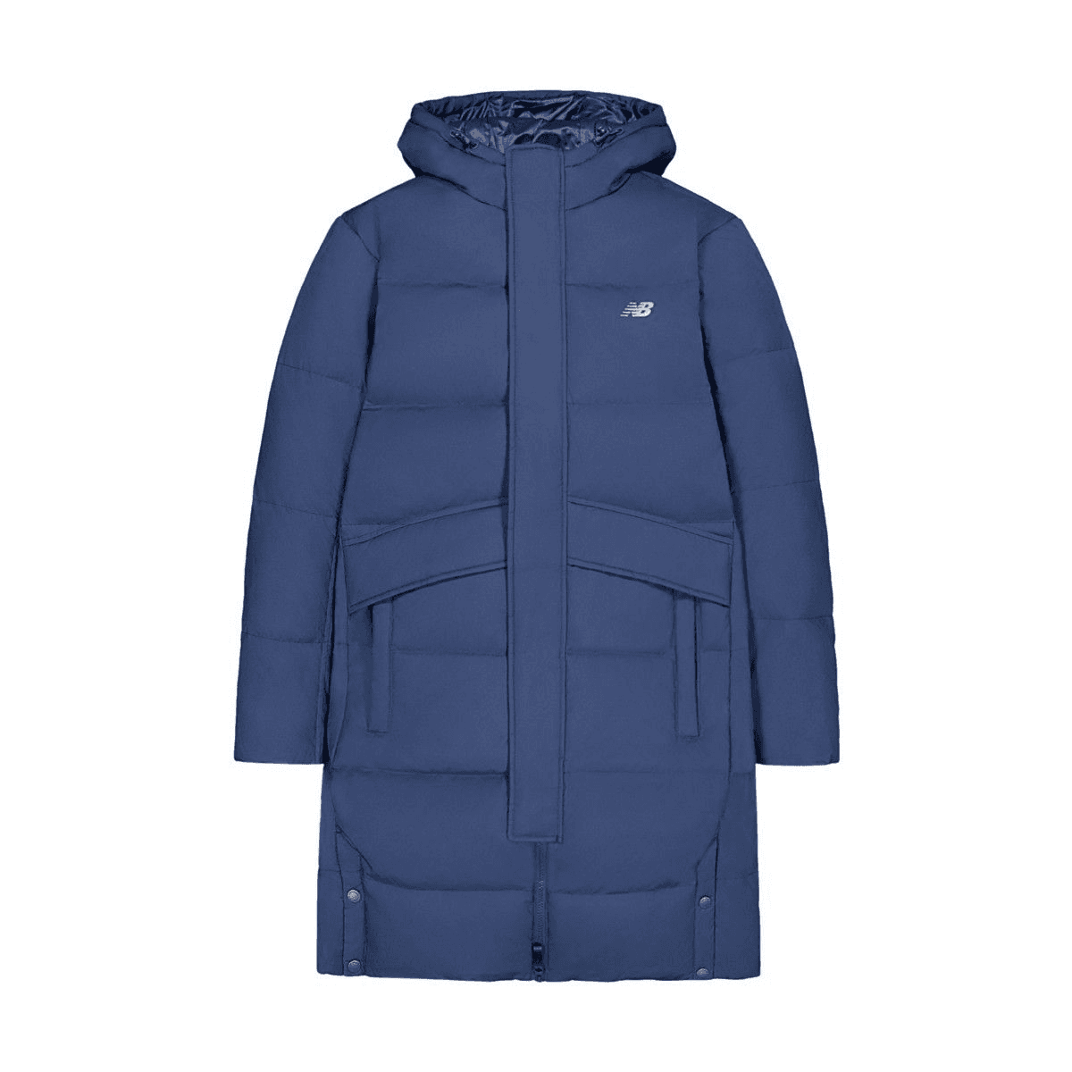 Зимняя куртка New Balance Warm Down Куртка Мужская Темно-Синяя - изображение 1