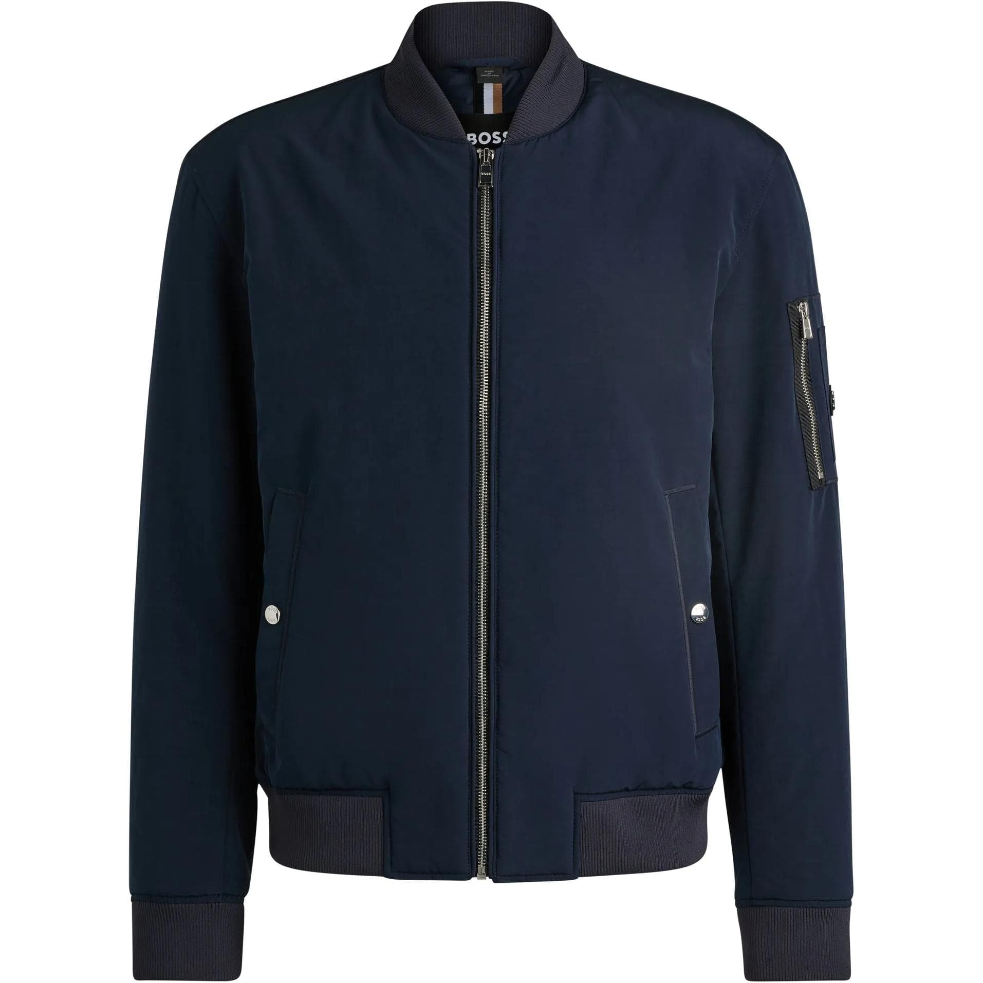 Куртка HUGO BOSS SS24 Куртки и Пальто Мужской Темно-Синий - изображение 1