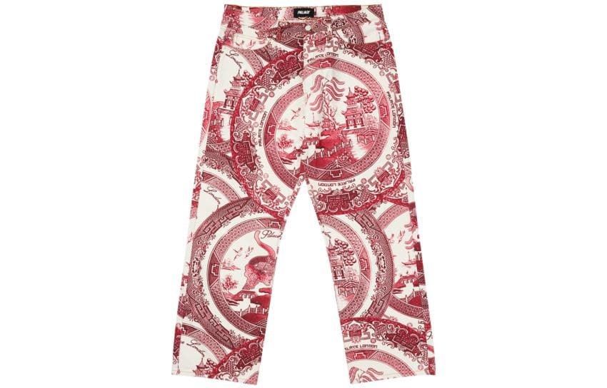 Штаны PALACE SS22 China Plate Trousers Red - изображение 1