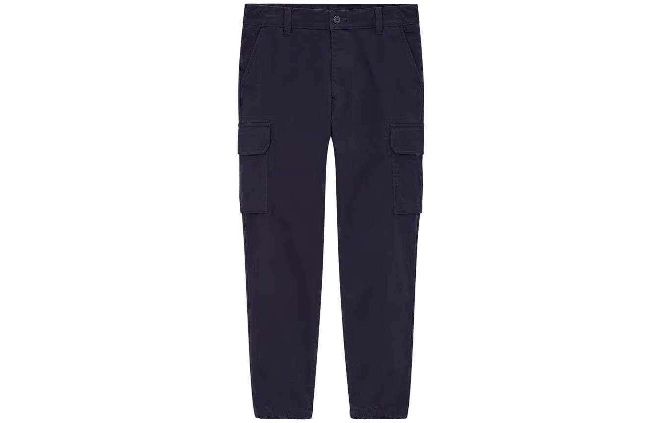 Штаны UNIQLO Вязаные спортивные брюки мужские темно-синие - изображение 1