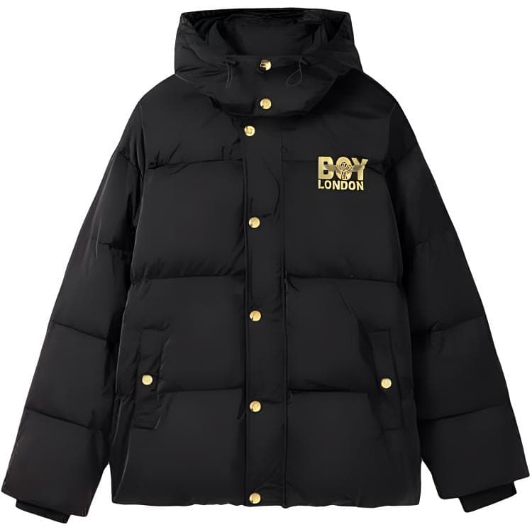 Зимняя куртка BOY LONDON Пуховик Унисекс Черный - изображение 1