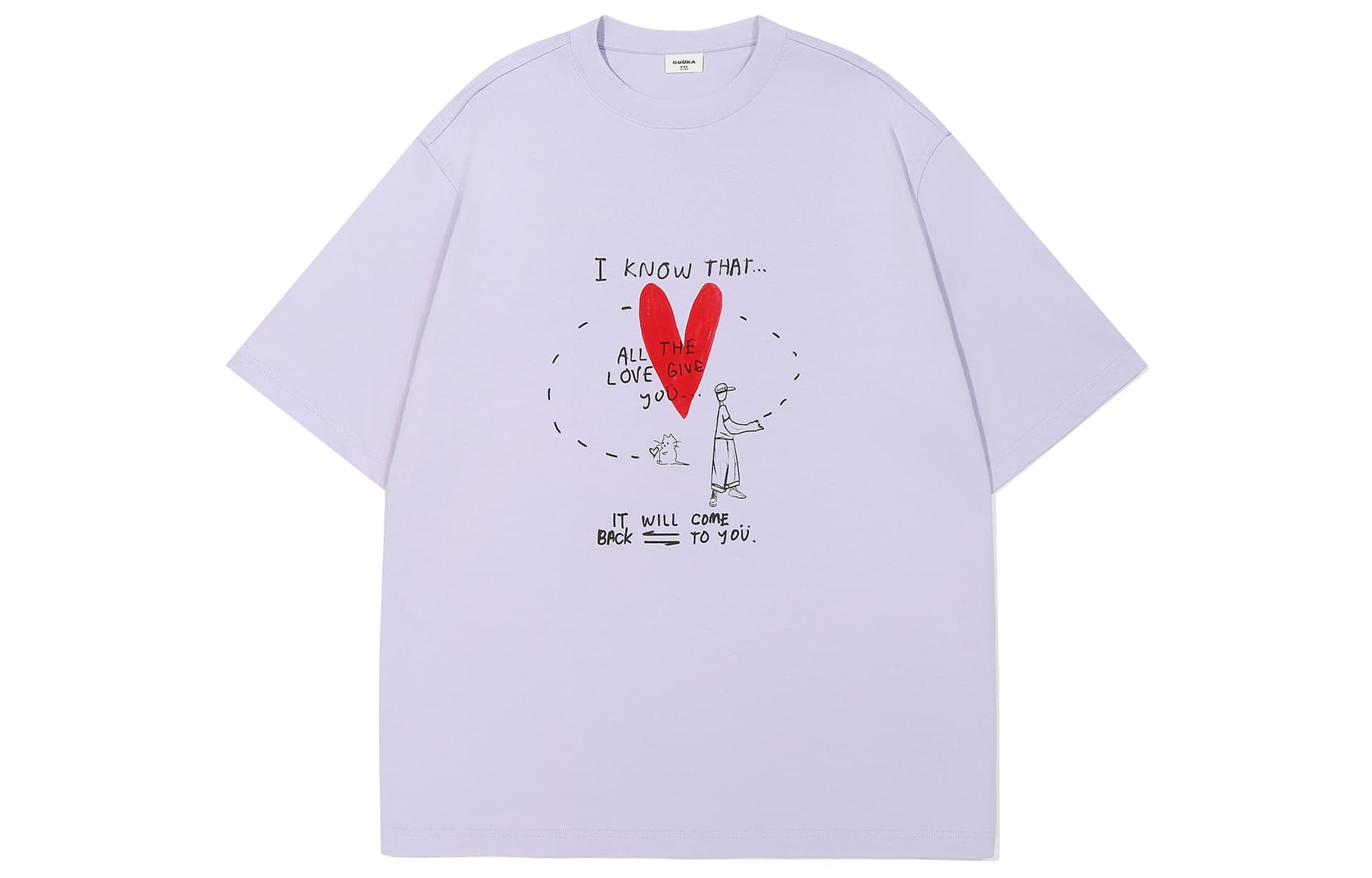 Футболка Guuka T-Shirt Унисекс Таро Фиолетовый - изображение 1