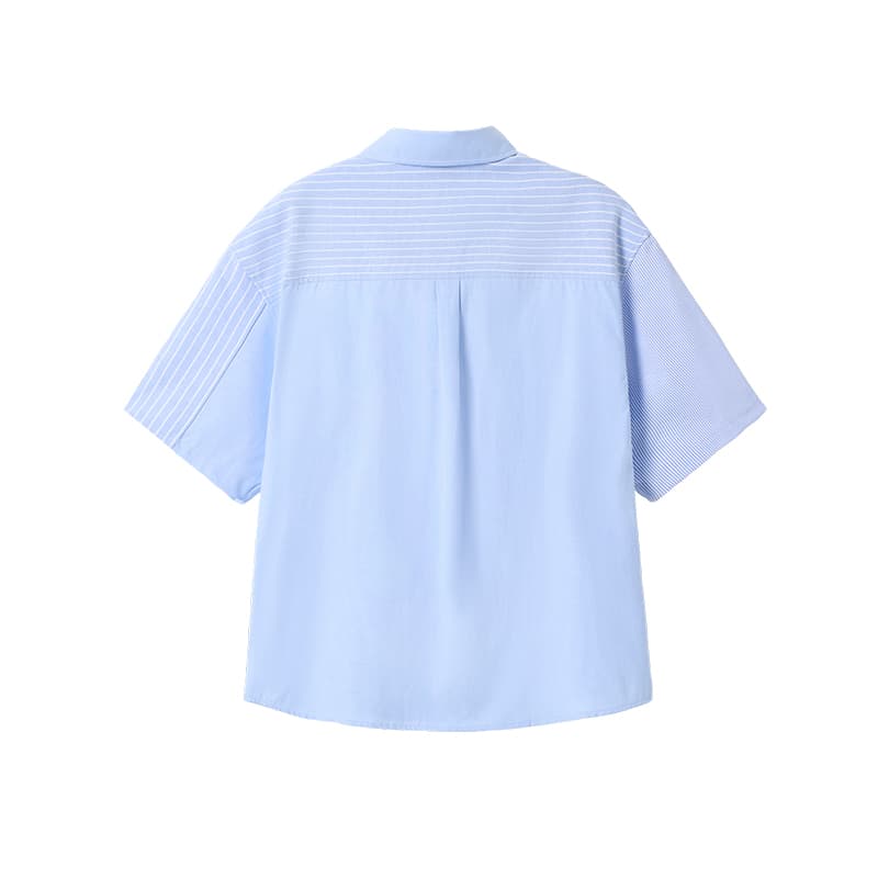 Рубашка WAYNEXZAVIER Blue Men's Shirts WAYNEXZAVIER Синий Мужские Рубашки - изображение 2
