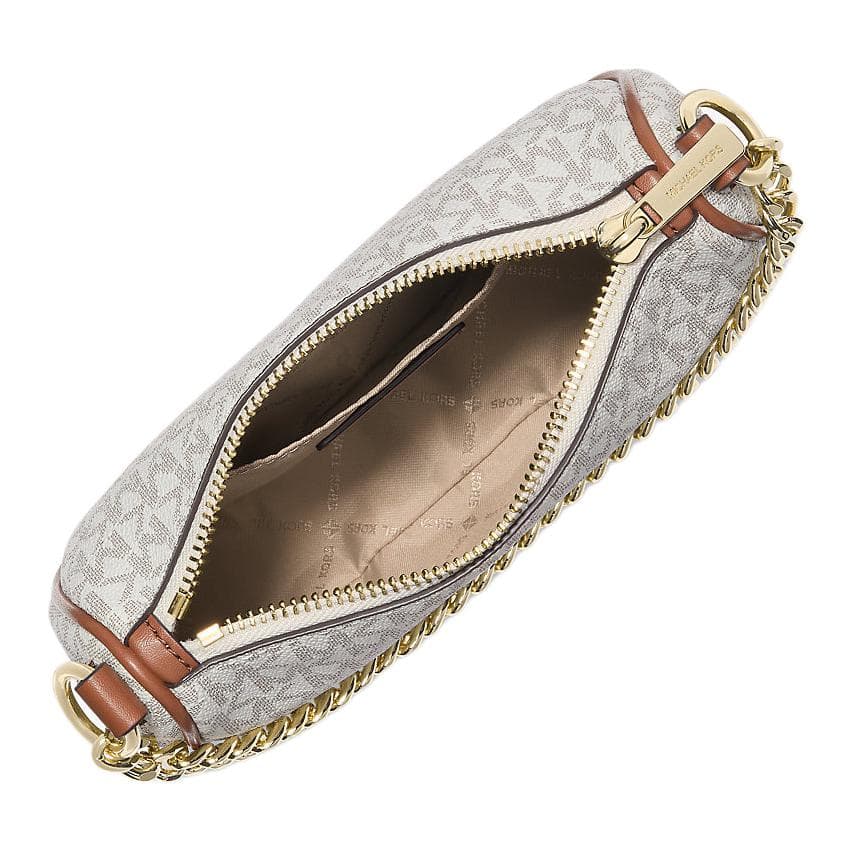 Мини-сумка MICHAEL KORS CARMELA Искусственная кожа Сумка через плечо Маленькая женская плечевая сумка Ванильный белый - изображение 2