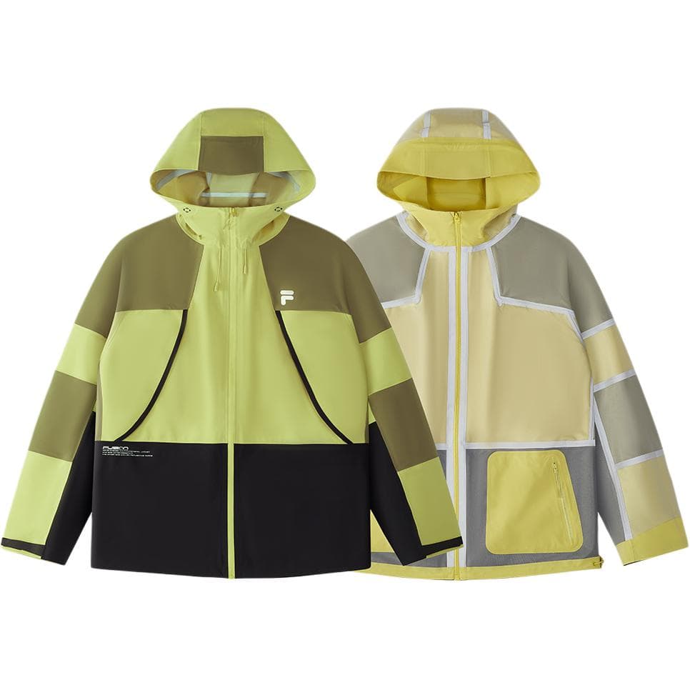 Куртка FILA FUSION URBAN TECHFILA FUSION X Куртки Пальто Мужской Имбирь Зеленый желтый - изображение 1