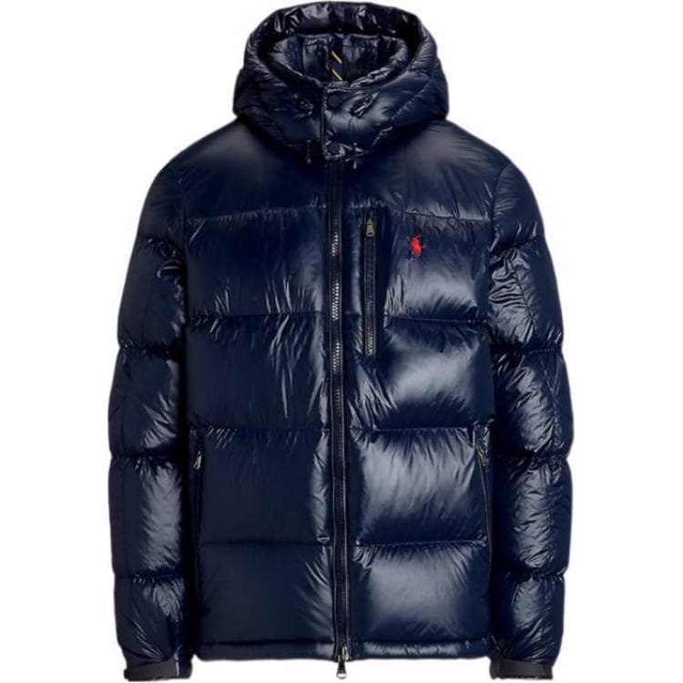 Зимняя куртка Polo Ralph Lauren Мужской пуховик синего цвета - изображение 1