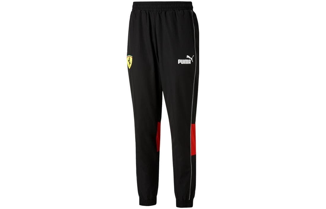 Штаны PUMA Черные Унисекс Вязаные Тренировочные Брюки - изображение 1