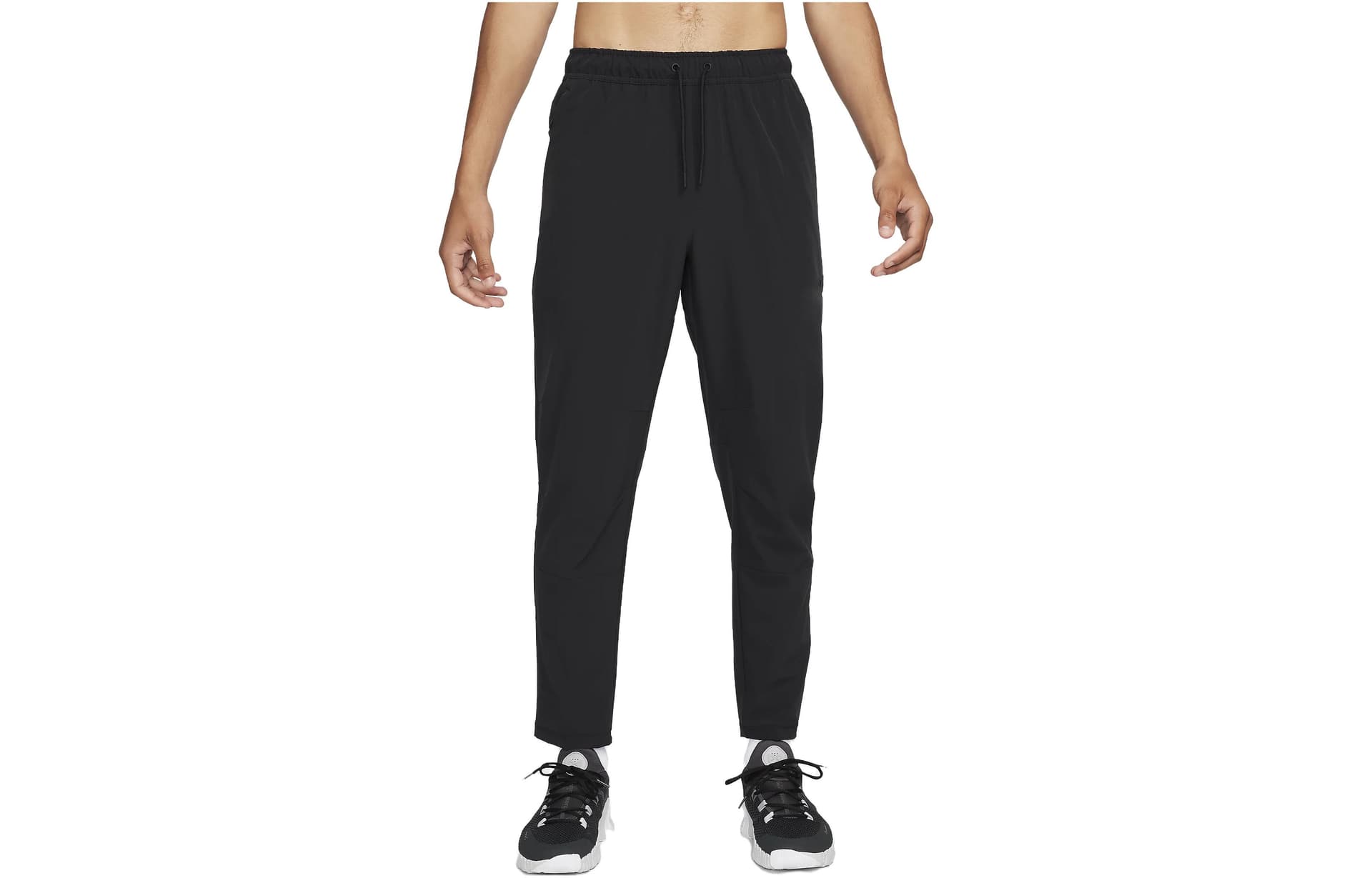 Штаны Nike Dri-Fit Вязаные Тренировочные Штаны Мужские Черные - изображение 1