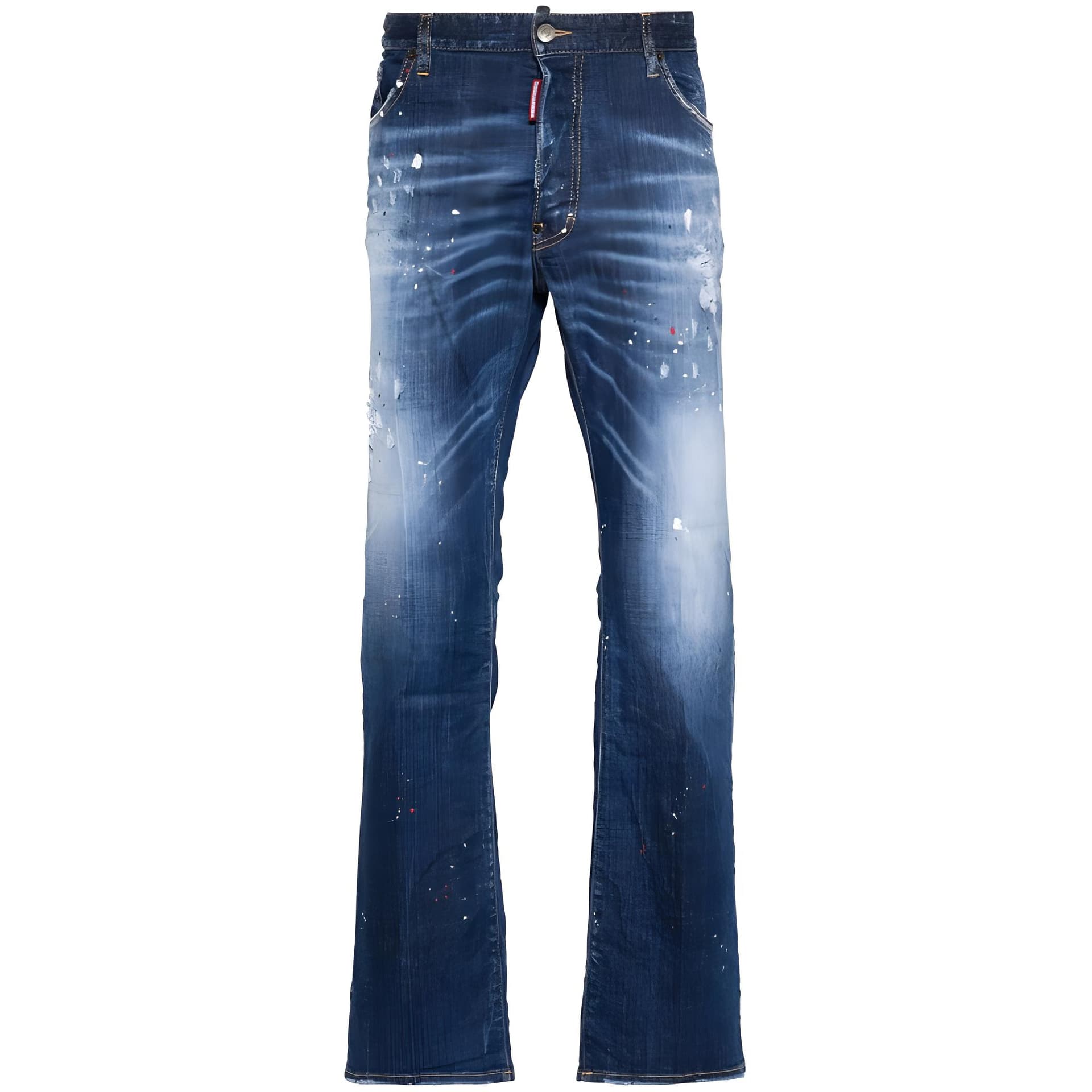 Штаны DSQUARED 2 Medium Spots Wash Flare Bootcut Jeans - изображение 1