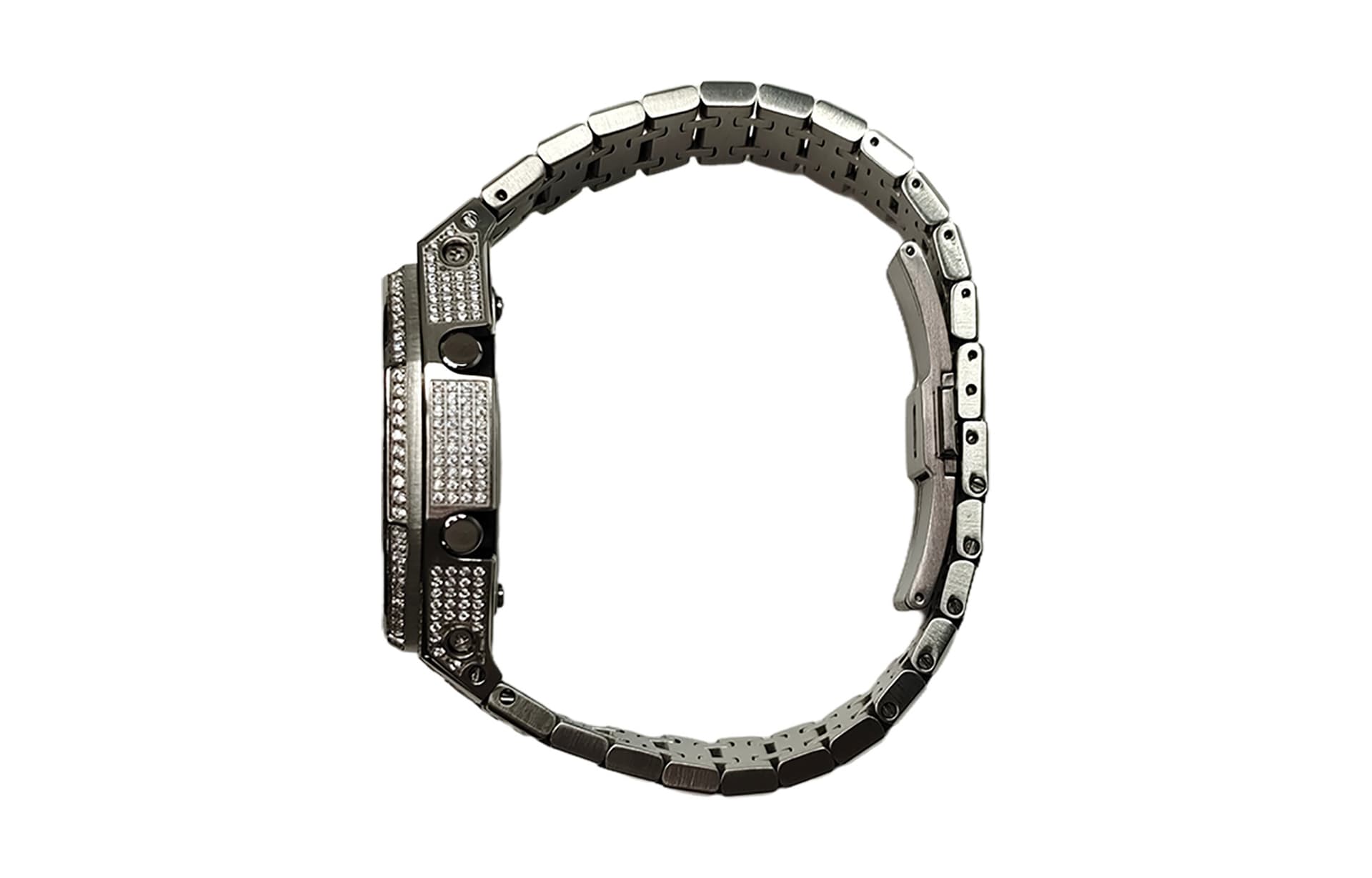 Часы CASIO GA-2100-7A7 Custom Edition Silver Stainless Steel - изображение 3
