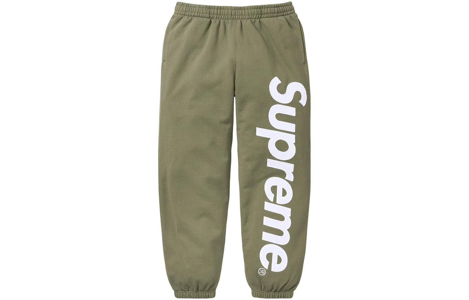 Штаны Supreme FW23 WEEK8 SATIN APPLIQU SWEATPANT Logo - изображение 1