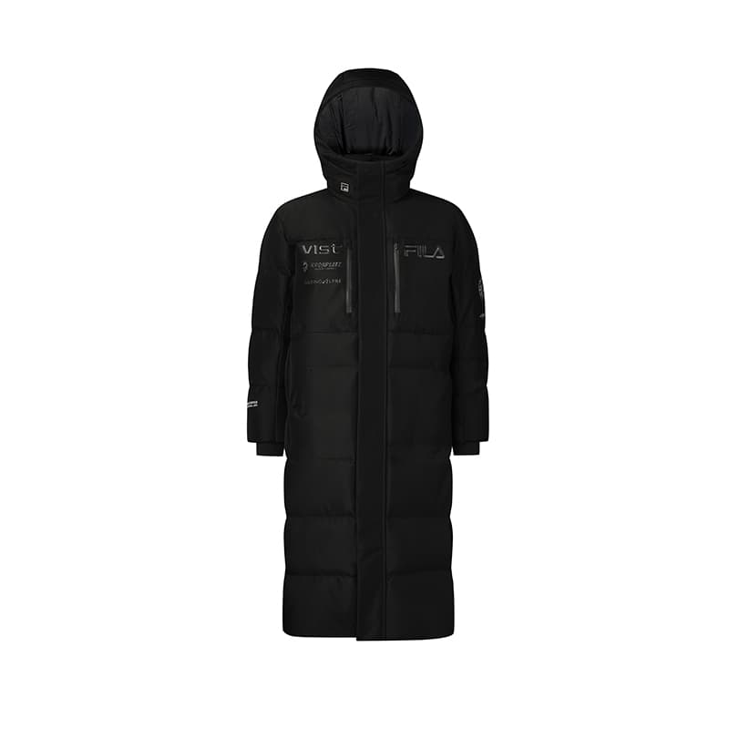 Зимняя куртка FILA SKI Пуховик Мужской Темно-Черный - изображение 1
