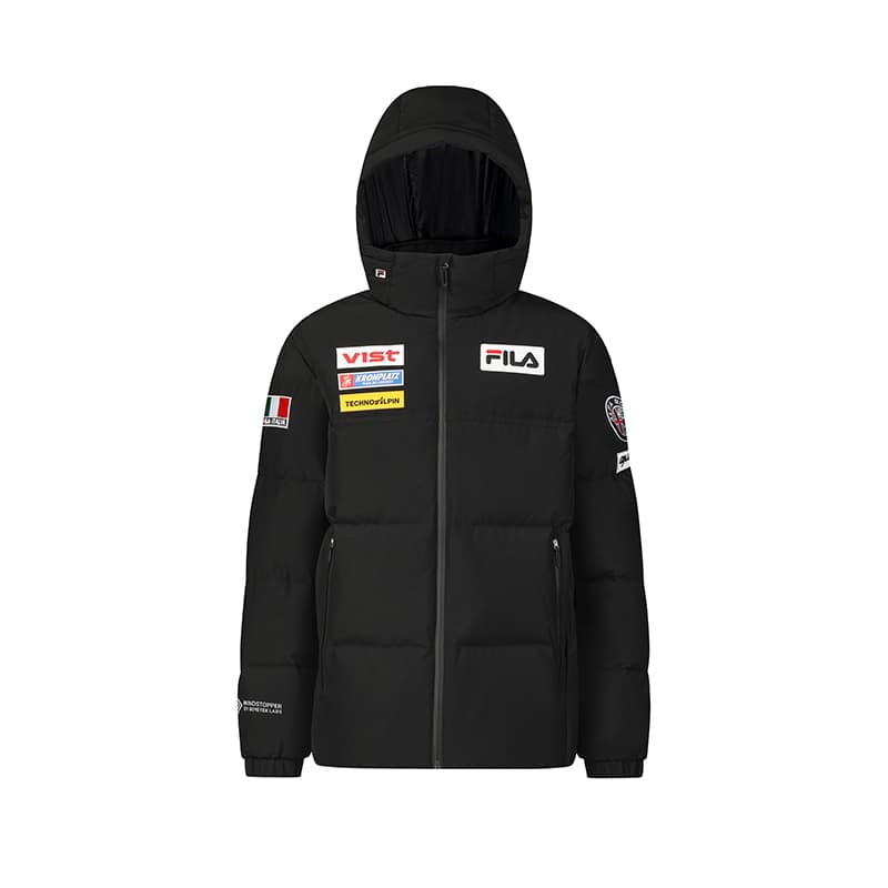 Зимняя куртка FILA SKI Пуховик Мужской Темно-Черный - изображение 1