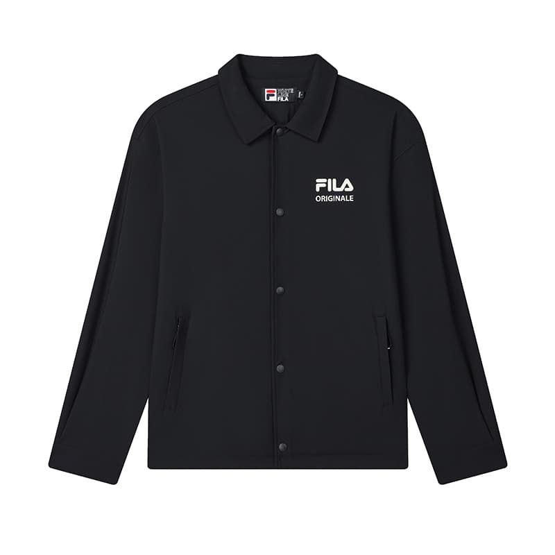 Куртка FILA ORIGINALE 2025Q1 Пальто Мужское Глубокий Черный - изображение 1