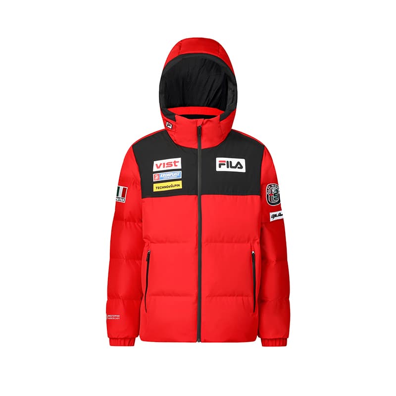 Зимняя куртка FILA RD Red Мужские Пуховики - изображение 1