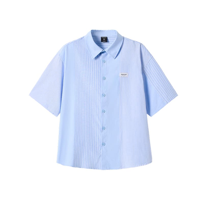 Рубашка WAYNEXZAVIER Blue Men's Shirts WAYNEXZAVIER Синий Мужские Рубашки - изображение 1