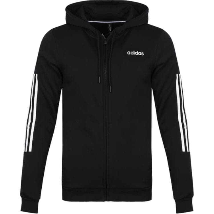 Куртка Adidas Neo M CE 3S ZIP HDY Logo Куртка с капюшоном Мужской Черный - изображение 1