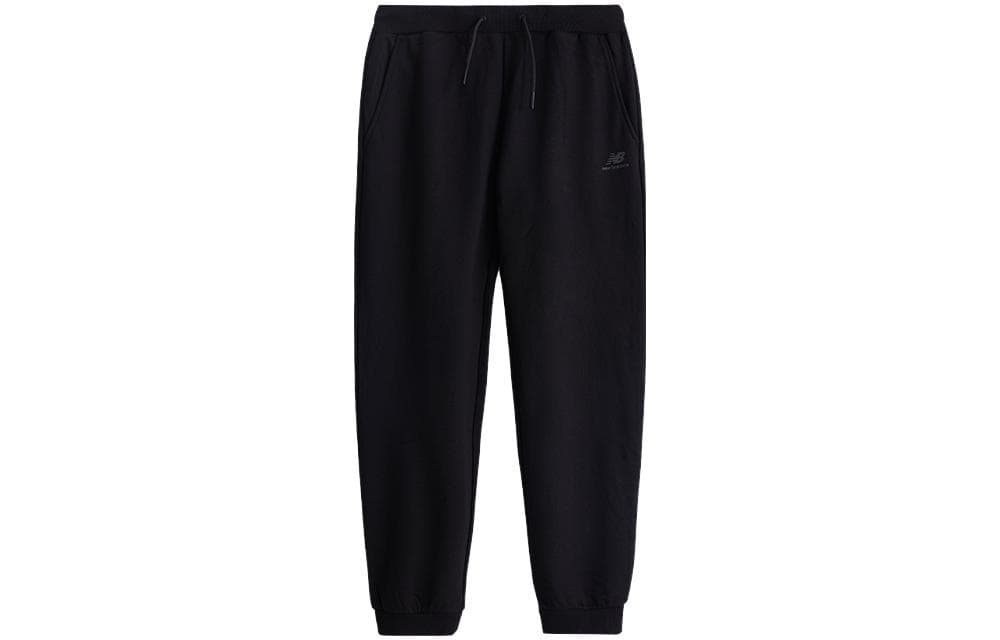Штаны New Balance Черные Мужские Вязаные Спортивные Штаны - изображение 1