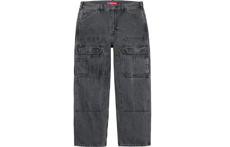Штаны Supreme SS22 Week 11Double Knee Denim Utility Pant - изображение 1