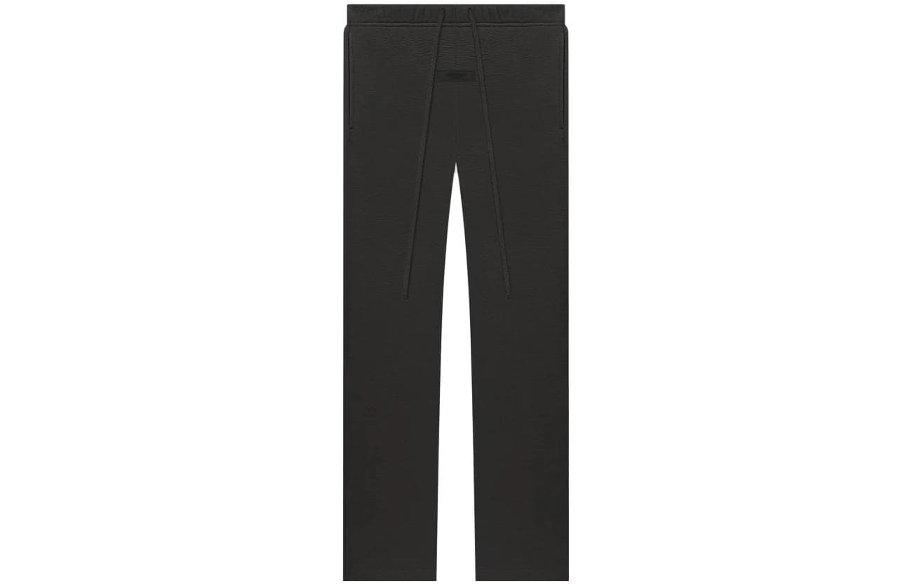 Штаны Fear of God Essentials SS23 Waffle Relaxed Sweatpant Off BlackLogo - изображение 1